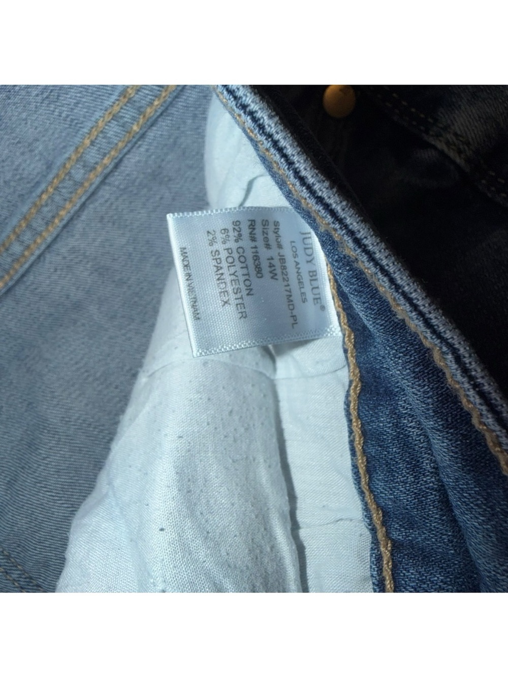 Vigoss Light Blue Bootcut Jeans - Light Blue - Picture 4 of 6